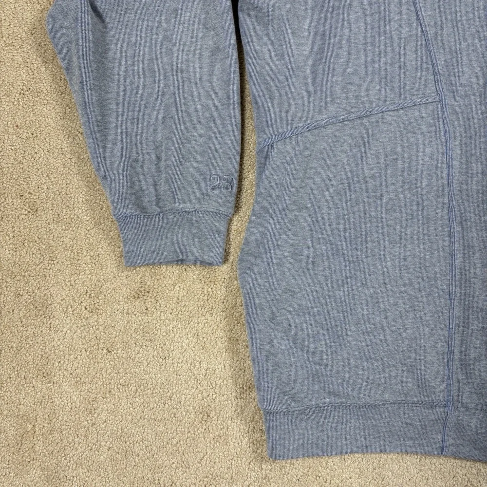 Y2K VTG Jordan Track Jacket Mens XXL Grey Blue Long Sleeve Full Zip Mock Neck